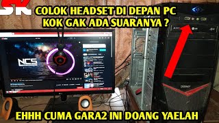 Lubang Audio Depan Komputer Tidak Menyala - Front Audio Mati