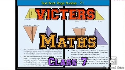 Victers STD 7 Maths Notes & Assignment Activities l Class 21 l 22 February 2021