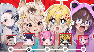 Which VTUBER Has MORE? 🤔 HIGHER or LOWER! w/ @ShirahikoCh @MaeveMorveren @MoolaUwU