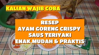 KARAGE NYA DIGINIIN BIAR KABITA - RESEP AYAM KARAGE KECAP MENTEGA