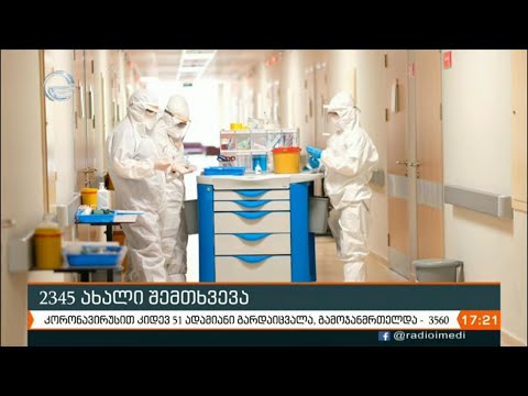 საქართველოში კორონავირუსი კიდევ 2 345 ადამიანს დაუდასტურდა