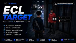 FREE ECL EYE TARGET SCRIPT FIVEM [ESX / QBCORE / STANDALONE]
