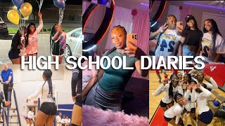 Highschool Diaries: first senior volleyball game, pep rally,football game, & etc