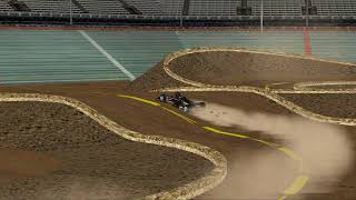 Bad Lap around the LA Coliseum in an IndyCar (NASCAR Racing 2003 Season)