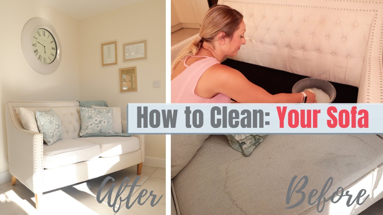 Deep Cleaning Our Fabric Sofa (Years of Dirt!) 