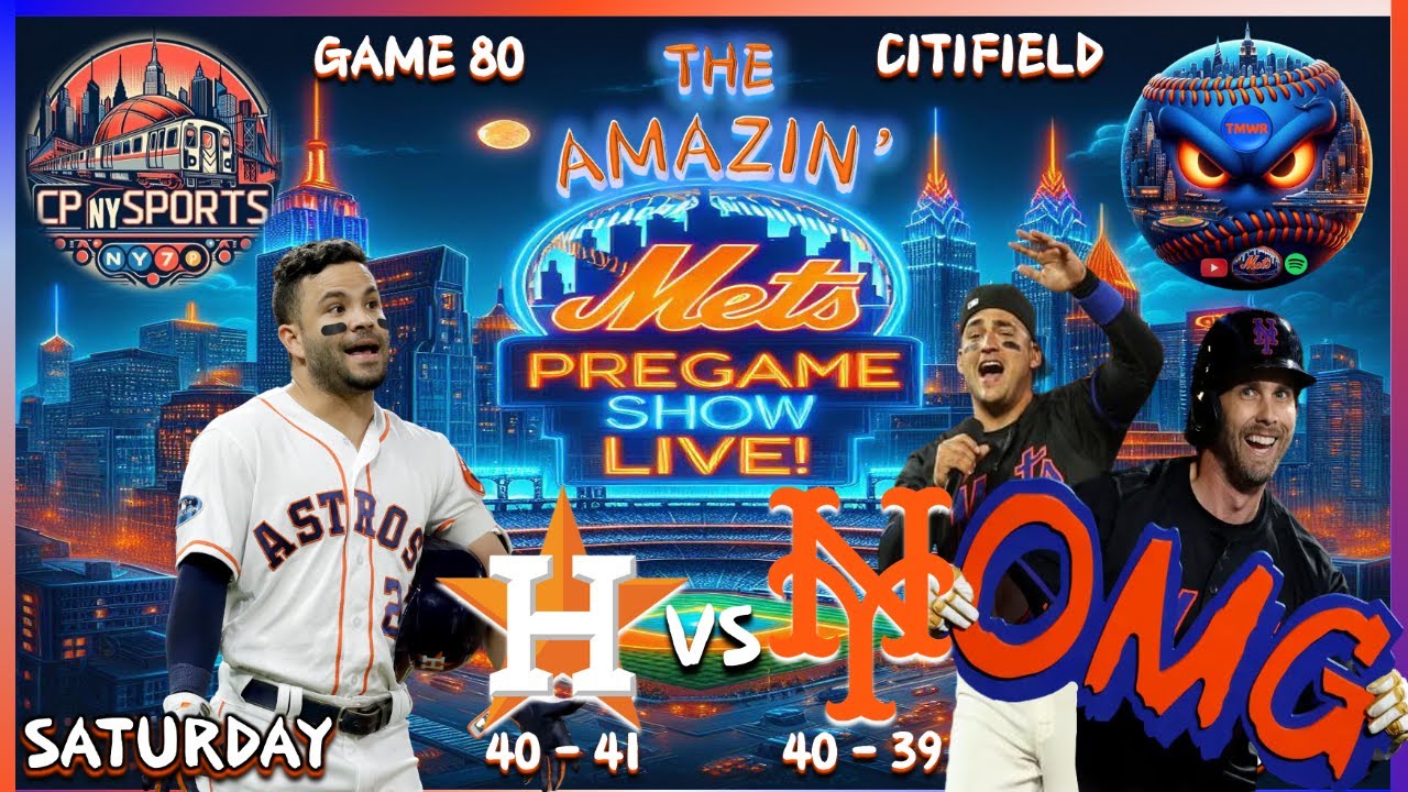 The amazin mets pregame show 6 29 24 mets vs astros mets game