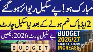 Pay scale chart 2026 issued | two ad-hoc reliefs merged into basic pay effective July 1, 2026