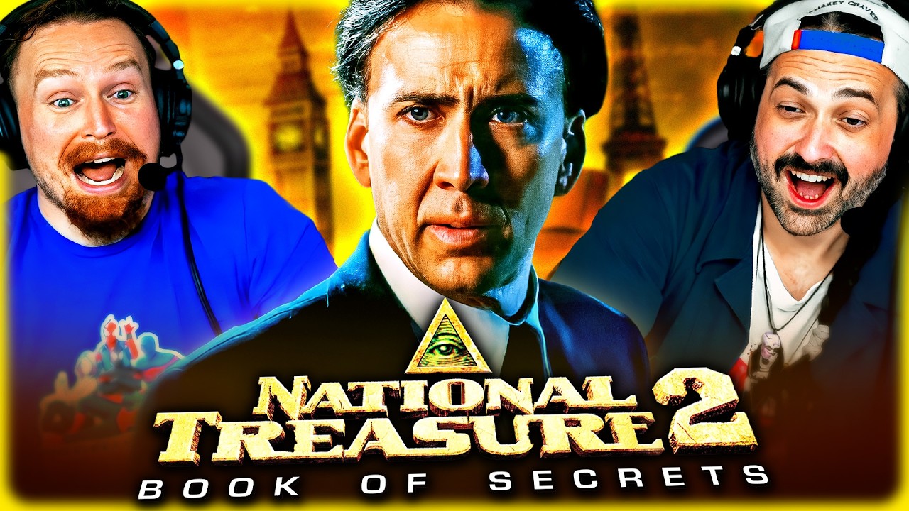 NATIONAL TREASURE 2: BOOK OF SECRETS (2007) IS EVEN CRAZIER!! MOVIE REACTION!! Nicolas Cage