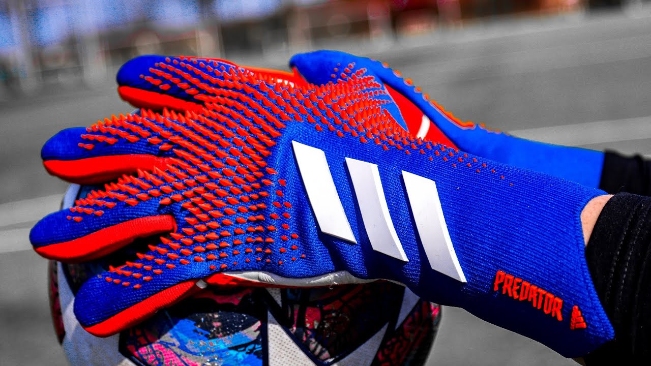 Adidas Predator 20 Training Goalkeeper Gloves Black Red.