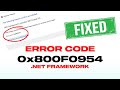 Fix Error Code 0x800f0954 When Installing .NET Framework 3.5