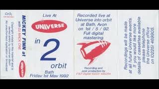 Mickey Finn & Mach One @ UNIVERSE In2Orbit MAY 1992