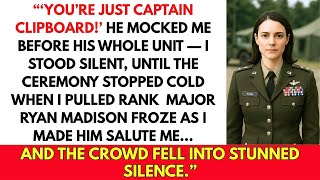 My Brother Mocked My Rank in Front of His Unit — So I Made Him Salute Me at His Own Ceremony