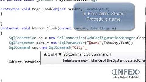 ADO  Net   17 stored procedure