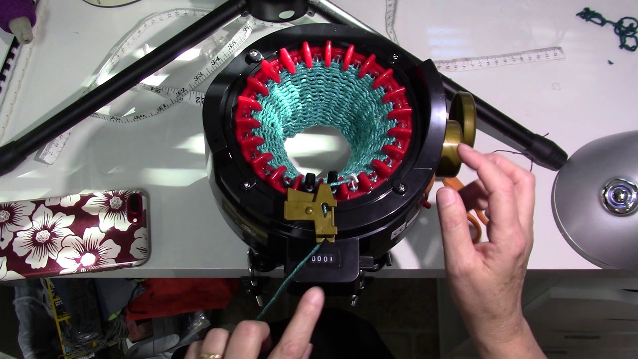 How to use the row counter for panels on an Addi #addiexpress