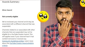 Not Currently Eligible - Not Currently Eligible Silver play button 😣 silver play button not eligible