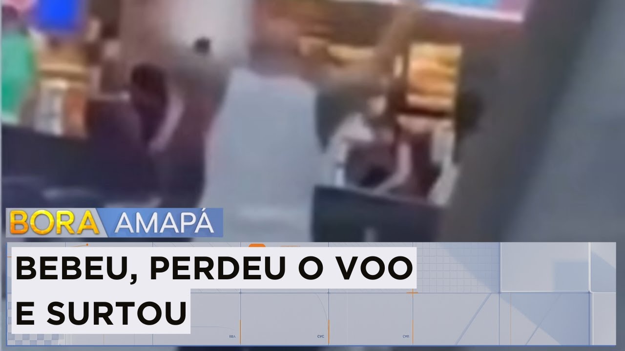 Homem bebe em área VIP de aeroporto, se descontrola e é preso em flagrante pela PF