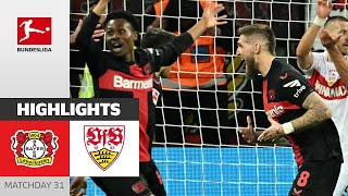 Highlights Bayer Leverkusen vs Stuttgart | Điên cuồng bắn phá, vỡ òa bàn thắng phút bù giờ