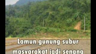Conservation song of Pride Campaign in Halimun - Gunung Gundul (played by calung)