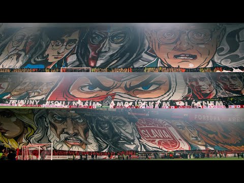 Slavia Praha 5:1 MFK Karviná 10.11.2024 (132 year choreo + pyroshow)