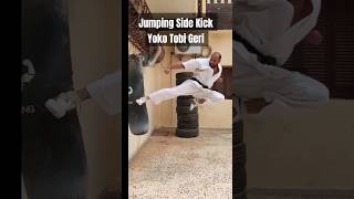 Jumping Side Kick/Yoko Tobi Geri|الركلة الجانبية الطائرة