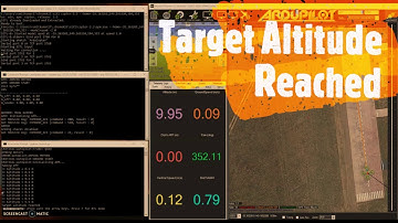 Control of a UAV using Keyboard Commands