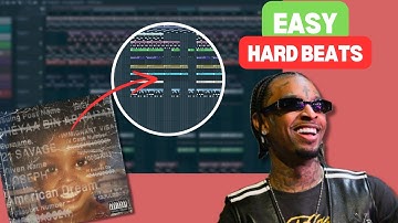 EASY Method for making Hard Trap Beats | FL Studio Tutorial