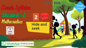 Class 2 Maths Unit 2 Hide and Seek (Page 22 - 28) @GeneralEduOnline