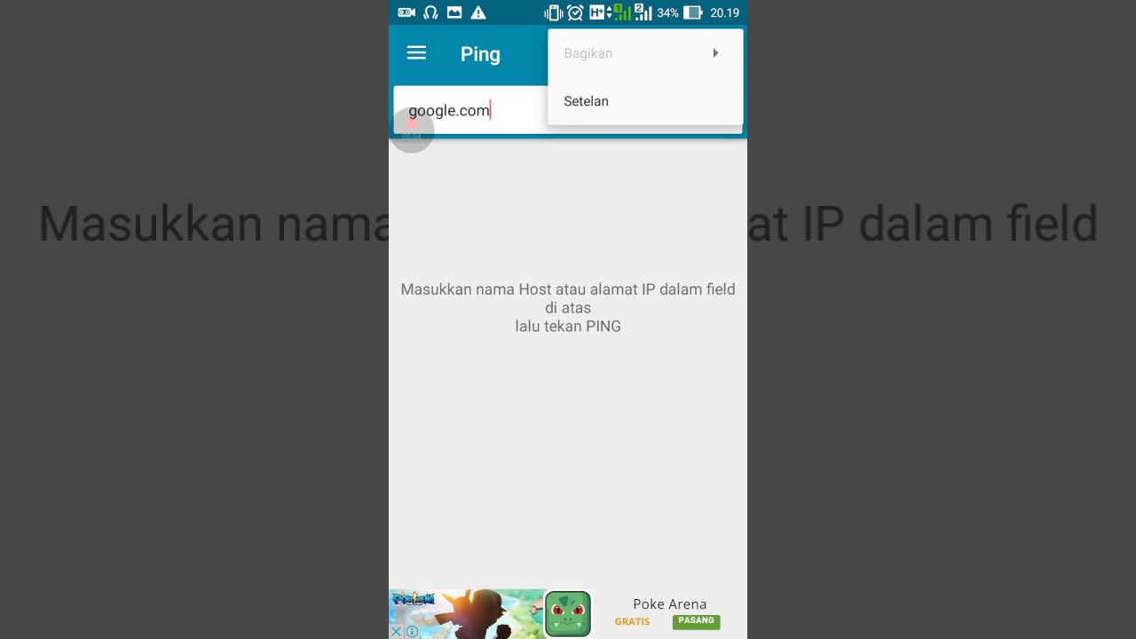 Cara Setting Ping Tool Untuk SC XL/AXIS