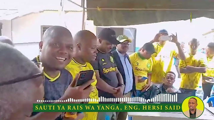 SIKIA NAMNA RAIS WA YANGA SC ENG HERSI ALIVYOZUNGUMZA NA WANAMBEYA WAKATI WA USAJILI WA WANACHAMA