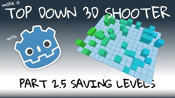 Make a 3D Top Down Shooter with Godot - Part 2.5 Saving Levels from the Tool