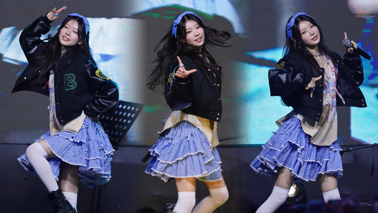 250515 모카 MOKA 아일릿 ILLIT Full ver 'Tick-Tack+Cherish+아몬드초콜릿+럭키걸 신드롬+Magnetic' 4K 60P 직캠 @배화여대 축제