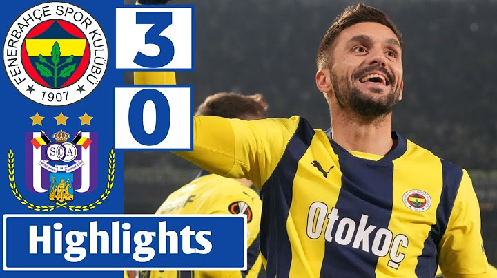FENERBAHÇE VS ANDERLECHT ( 3 0 ) | UEFA EUROPA LEAGUE