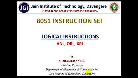 M02_Lec09_Logical Instructions_ANL,ORL,XRL