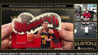 2023/24 Panini Crown Royale Basketball Hobby 16 Box Case Break #10