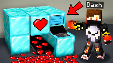 Dash Made A Heart Factory in MINECRAFT.....