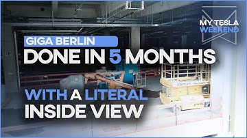 Giga Berlin is 5 months from production... yes, really