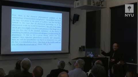 NYIP Lecture Series, 3/28: Michael Friedman; "Scientific Philosophy from Kant to Kuhn and Beyond"