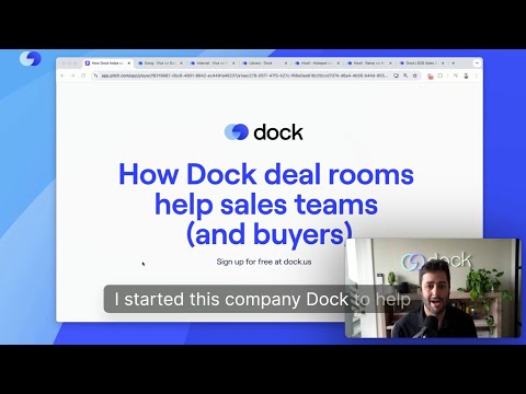 How Dock deal rooms help sales teams (and buyers) - video from Dock