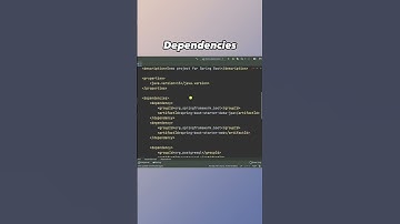 Spring Boot Dependencies