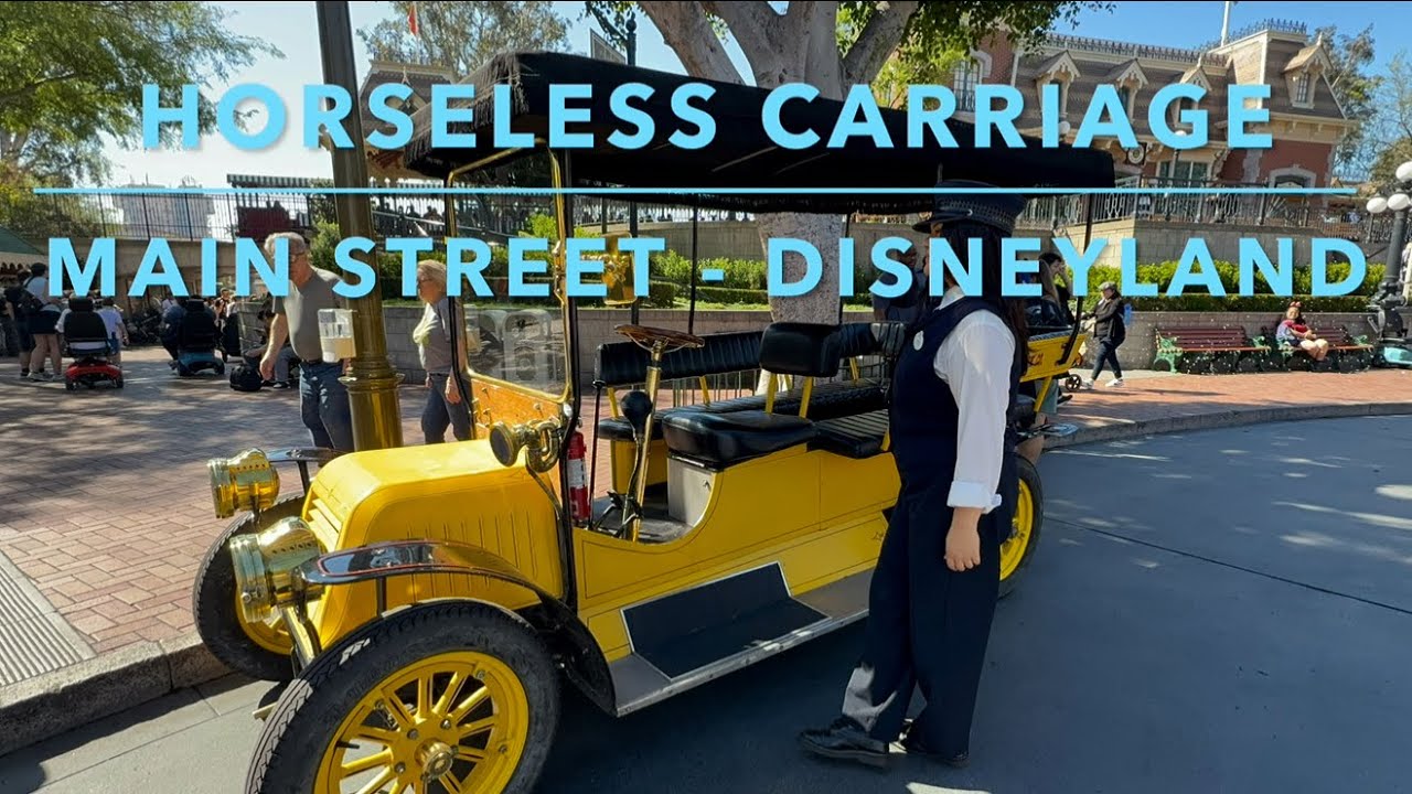 ✨Horseless Carriage Disneyland Main Street (Full Loop) #disneylandresort #mainstreet #carriagetour
