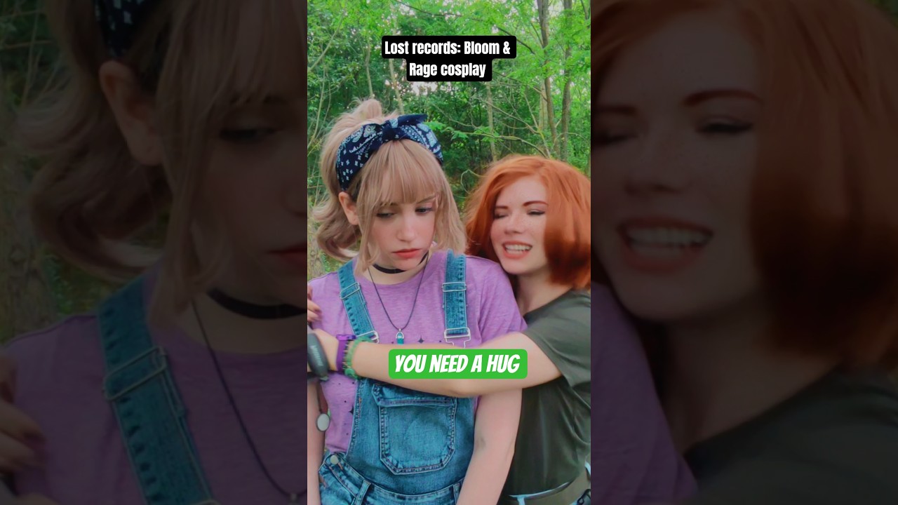 You need a hug! | Kat & Swann @nikkihatsunecosplay Lost Records #cosplay #shorts