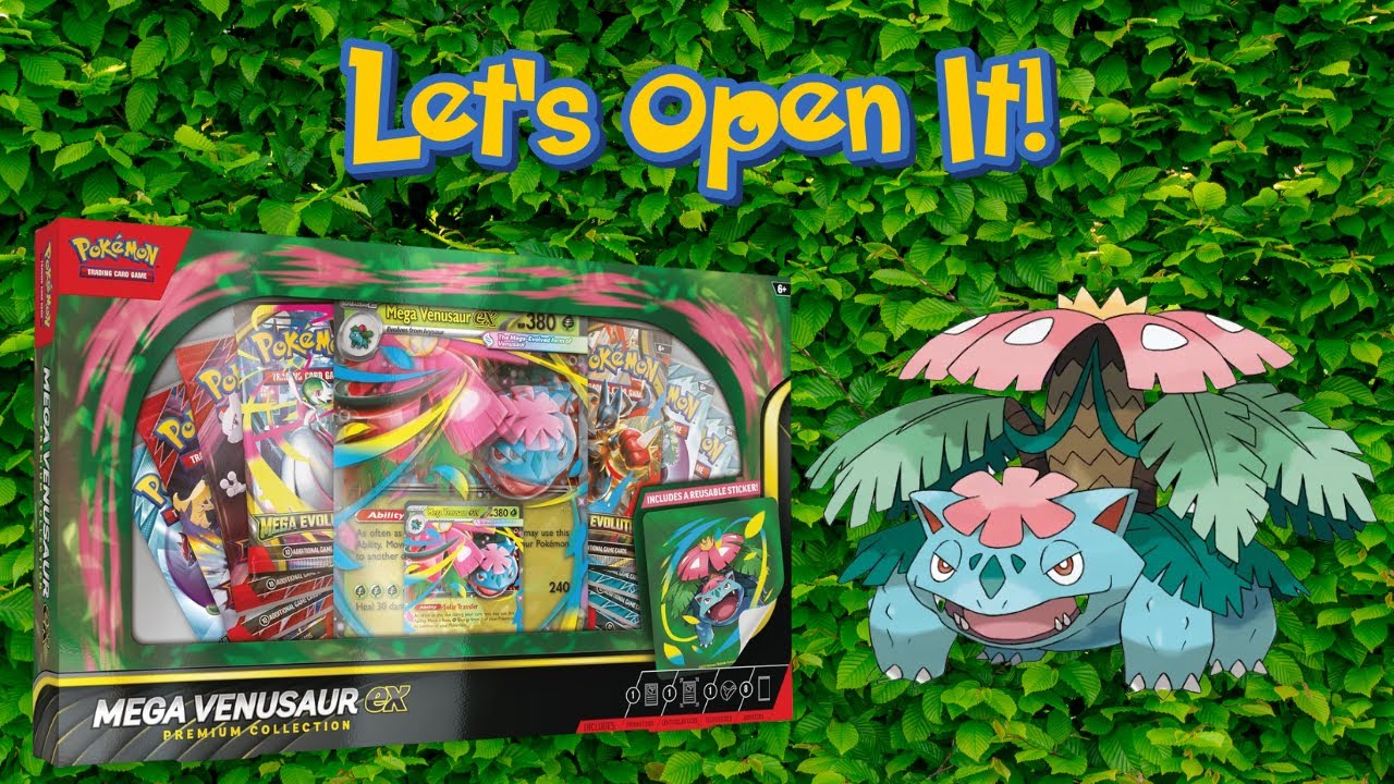 Let's Open a Mega Venusaur ex Premium Collection Box!