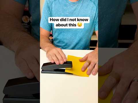 Apparently there’s two settings for my stapler #stapler #officesupplies #interesting #staples