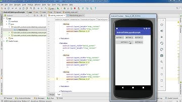TUTORIAL MEMBUAT TABEL LAYOUTS DENGAN ANDROID STUDIO