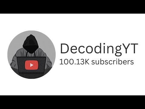 How DecodingYT Gained 100K Subscribers (with ONLY 14 Videos) - YouTube