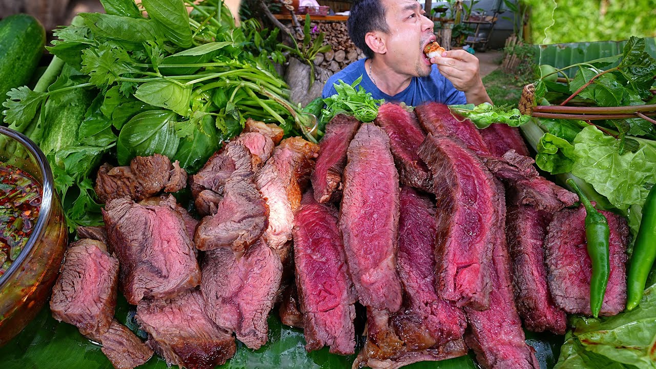 ดาวล้อมเดือน เนื้อแองกัส สันคอบราห์มัน นุ่มๆมันๆหวานๆหอมๆ จิ้มแจ่วขมๆ -18-05-2023-