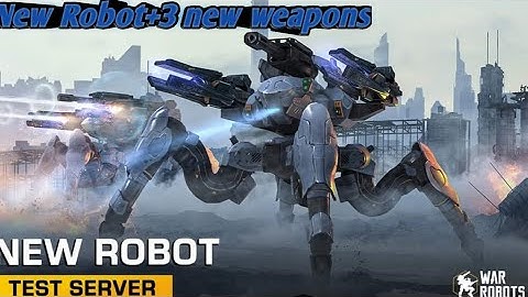 New robot Jaeger and 3 new weapons volt,weber and gauss(WR test server)