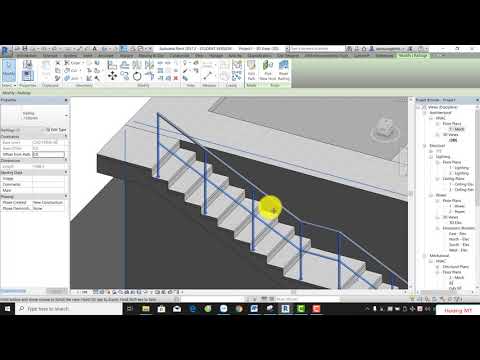 Tạo lan can và khắc phục lỗi khi tao lan can trong revit - Hướng MT