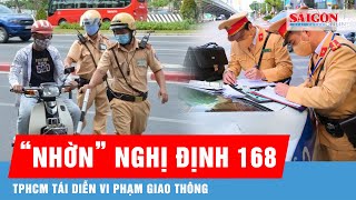 Sau hơn 3 tháng triển khai Nghị định 168, vi phạm giao thông ở TPHCM lại tái diễn | Thời sự