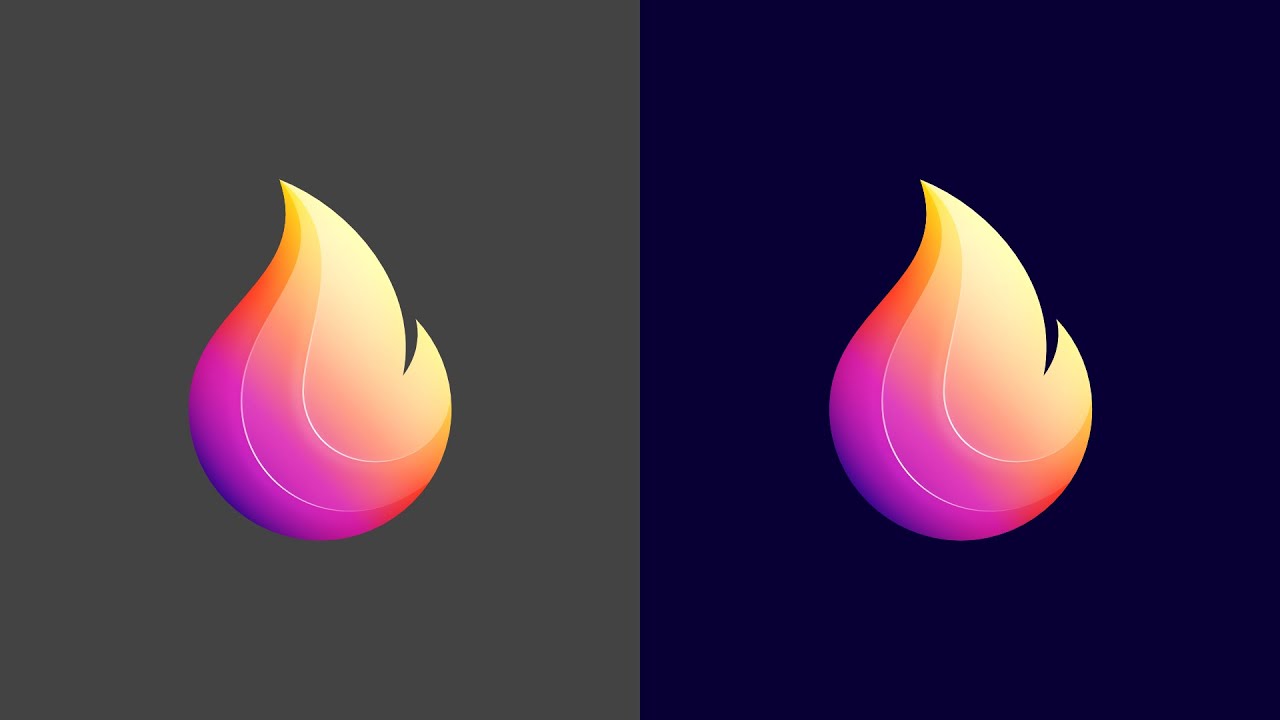 Gradient Logo Design in Affinity Designer - YouTube